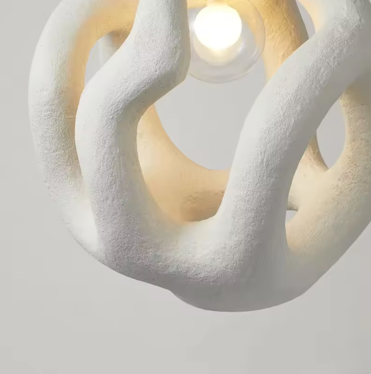 Coral Wabi-Sabi Pendant