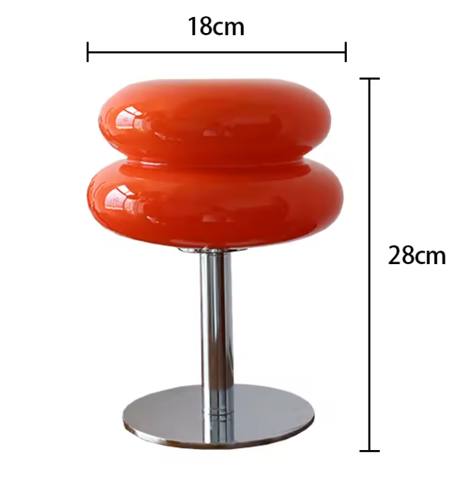 Glass Macron Lamp