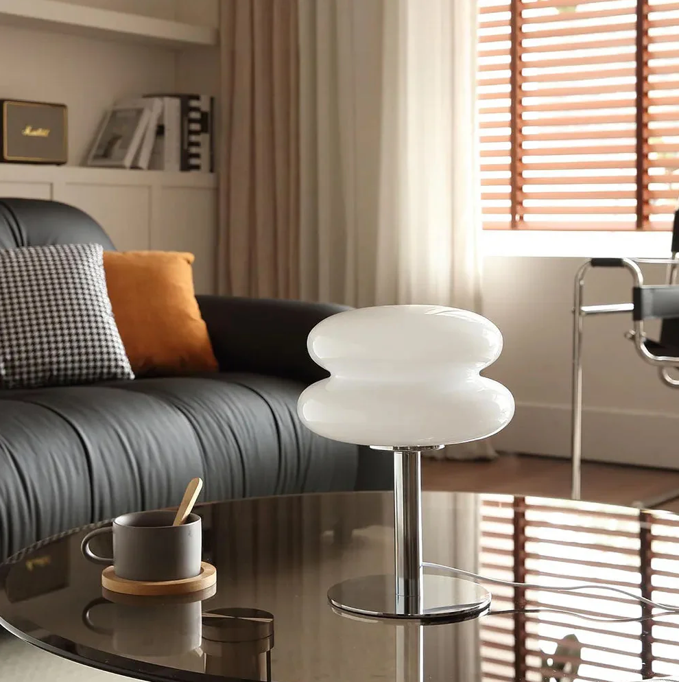 Glass Macron Lamp