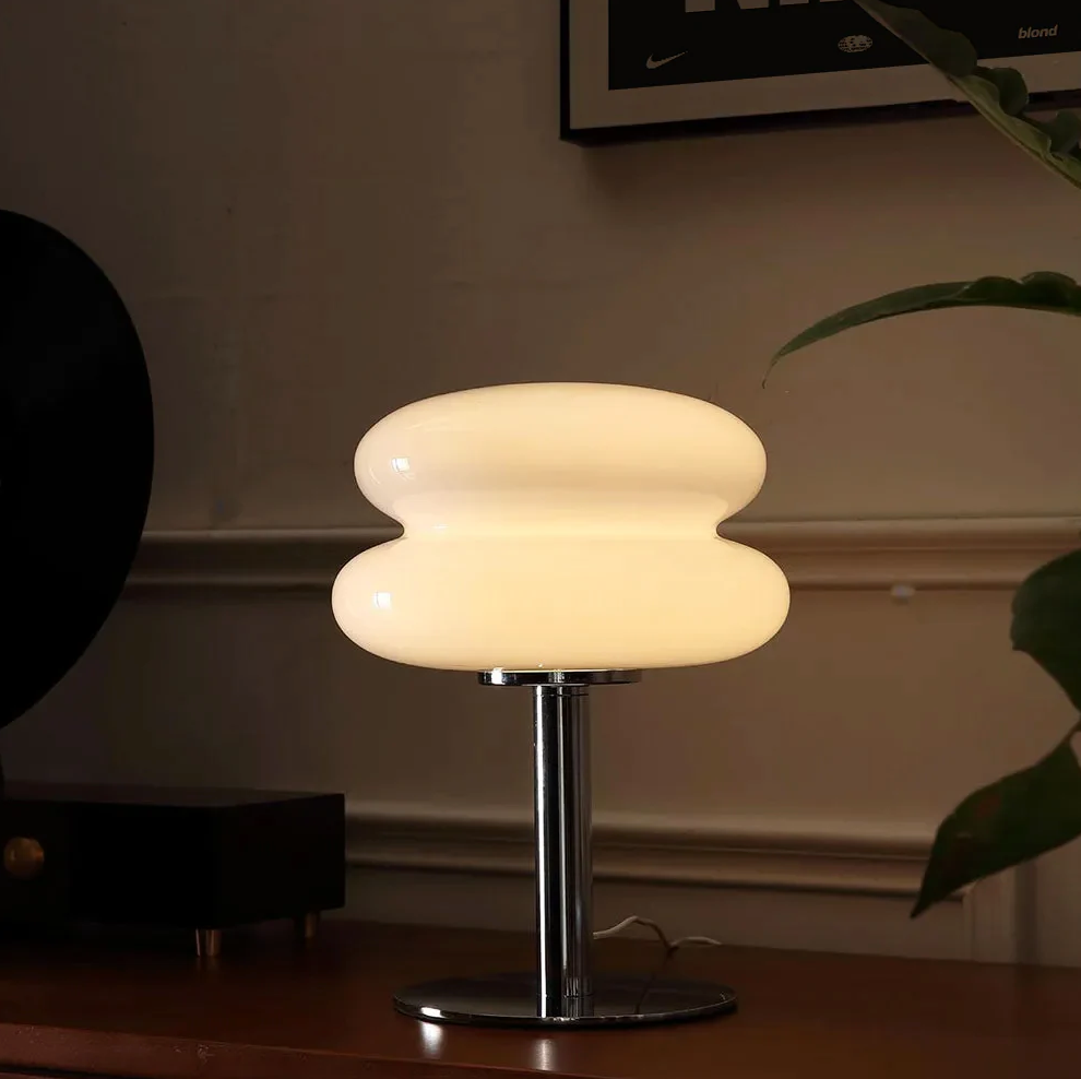 Glass Macron Lamp