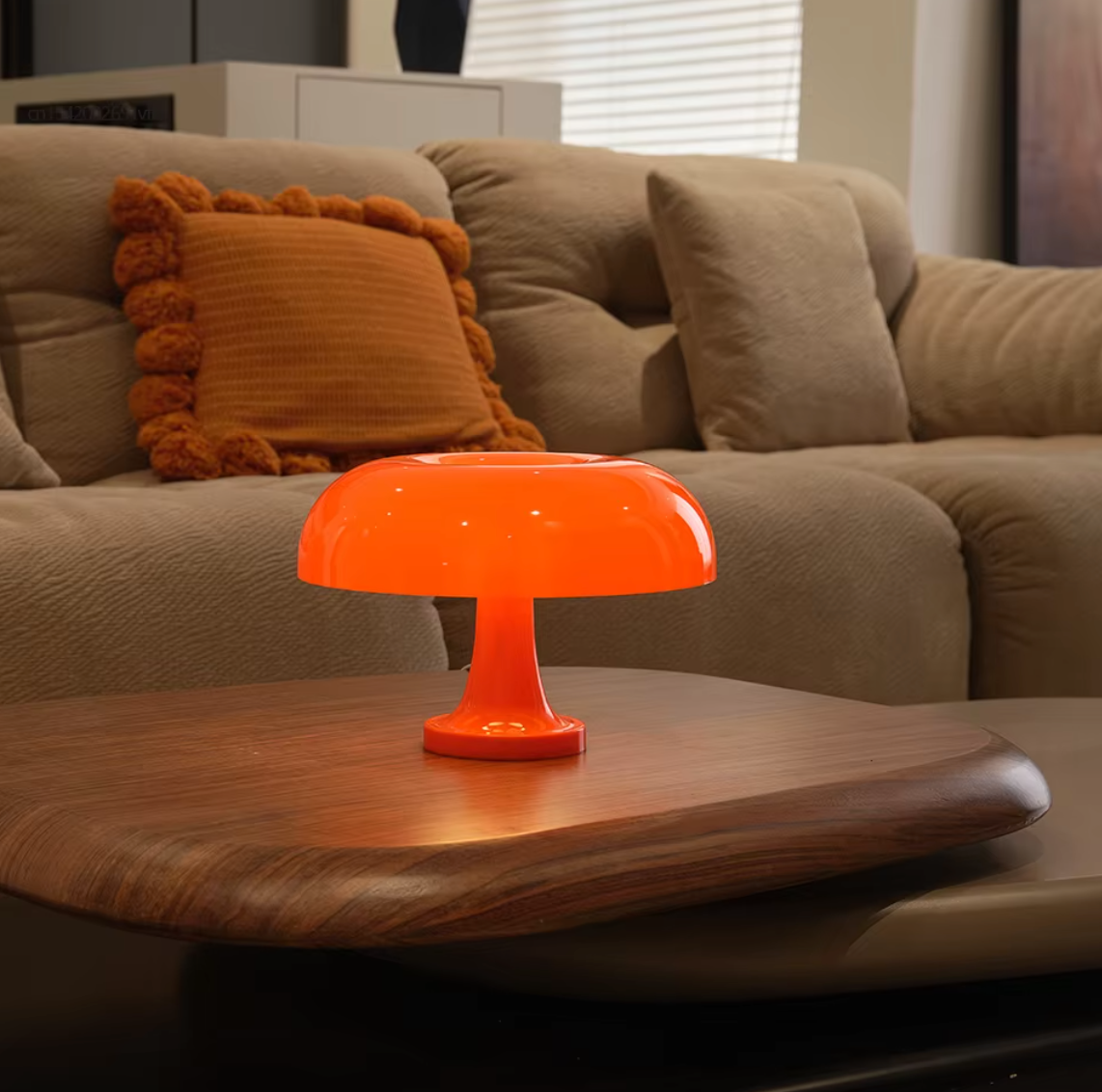 Glass Mushroom Lamp
