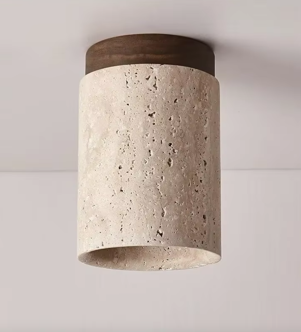 Wabi-Sabi Mounted Stone Light