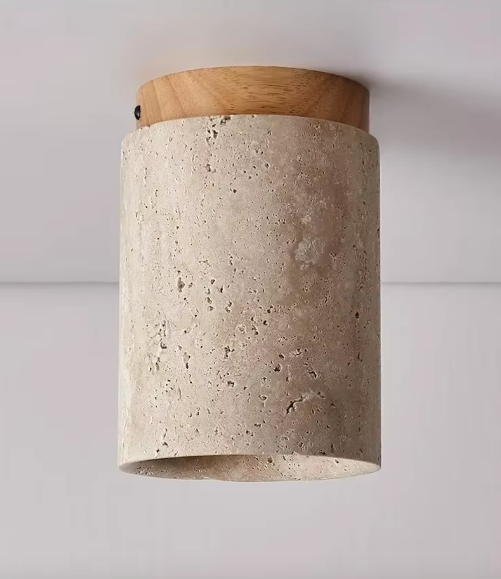 Wabi-Sabi Mounted Stone Light