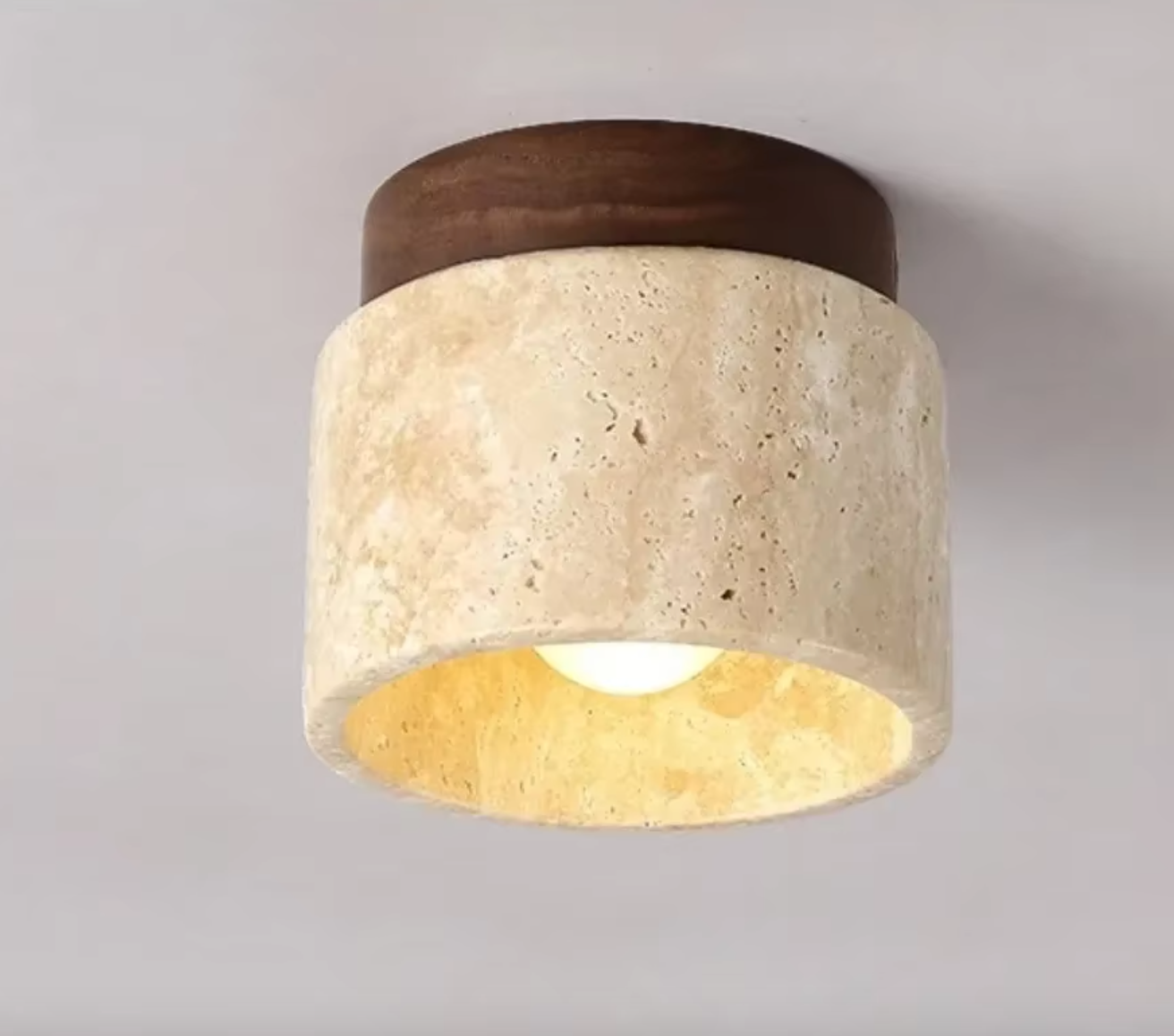 Wabi-Sabi Mounted Stone Light