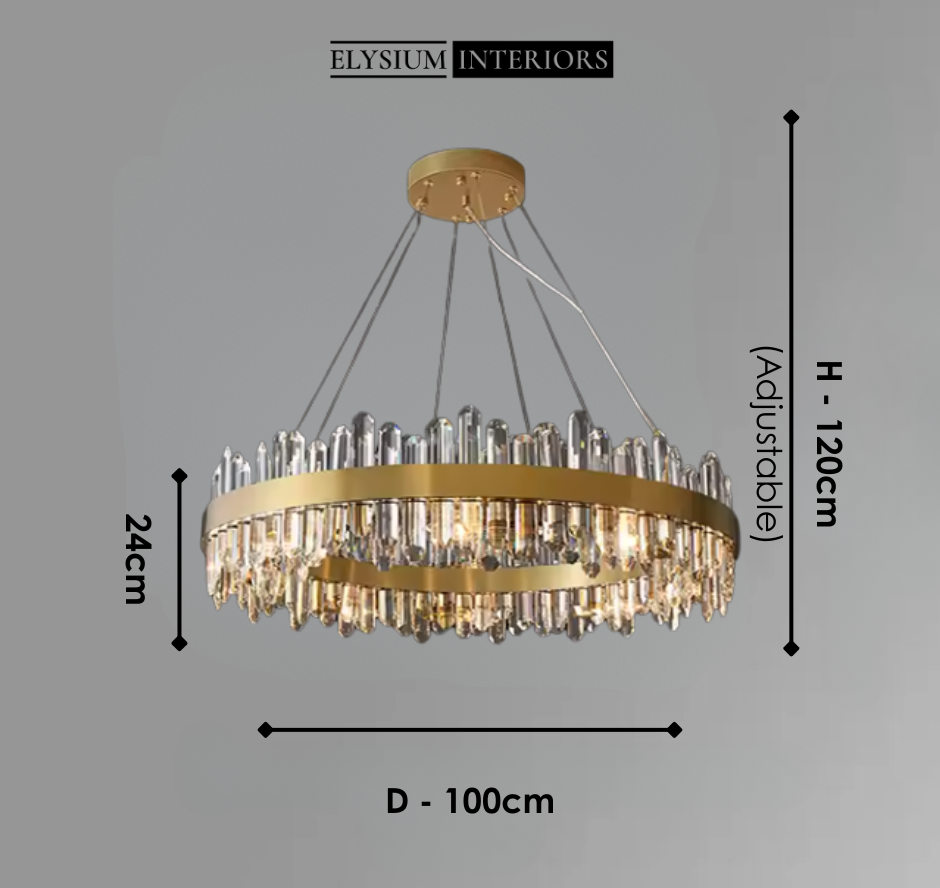 Crystal Crown Chandelier