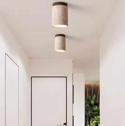 Wabi-Sabi Mounted Stone Light