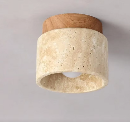 Wabi-Sabi Mounted Stone Light