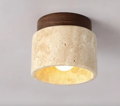 Wabi-Sabi Mounted Stone Light